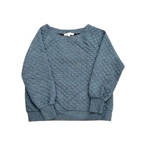 Loft by Ann Taylor Quilted Sweatshirt